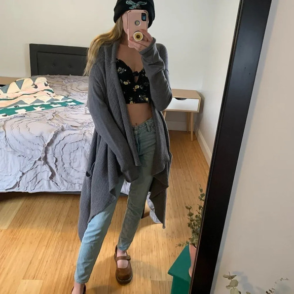 Mauro Grifolni 100% Merino Wool Open Front Cardigan Sweater - Picture 1 of 10